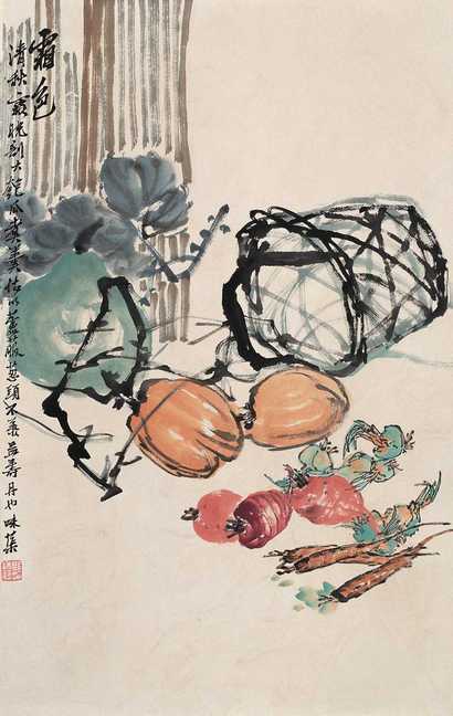 郭味蕖 花卉 立轴